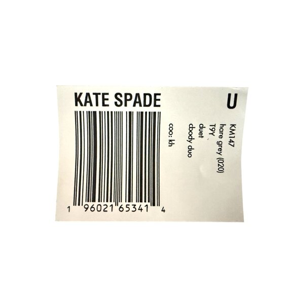 Kate Spade Womens Duet Hare Grey Suede Leather Small Crossbody New - Picture 10 of 11